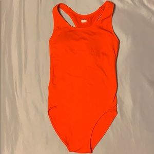 Red UNIQLO One-Piece Swimsuit